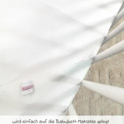Wasserdichte Betteinlage 70 x 100 cm / Matratzenauflage Molton