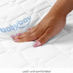 Wechselbezug Premium für Matratze Medicott extraluftig 3D Mesh für Beistellbett Maxi, Boxspring, Comfort Plus - Weiß - Kollektion 2024
