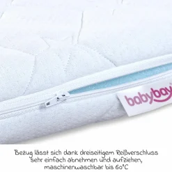 Wechselbezug Premium für Matratze Medicott extraluftig 3D Mesh für Beistellbett Original - Weiß - Kollektion 2024