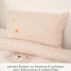 Wende-Bettwäsche 100 x 135 cm - Little Friends