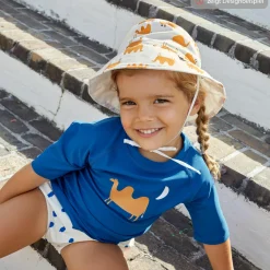 Wende-Hut LSF Sun Protection Bucket Hat - Lion Powder Blue - Gr. 43/45