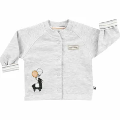 Wende-Jacke Lama - Grau Ringel - Gr. 50