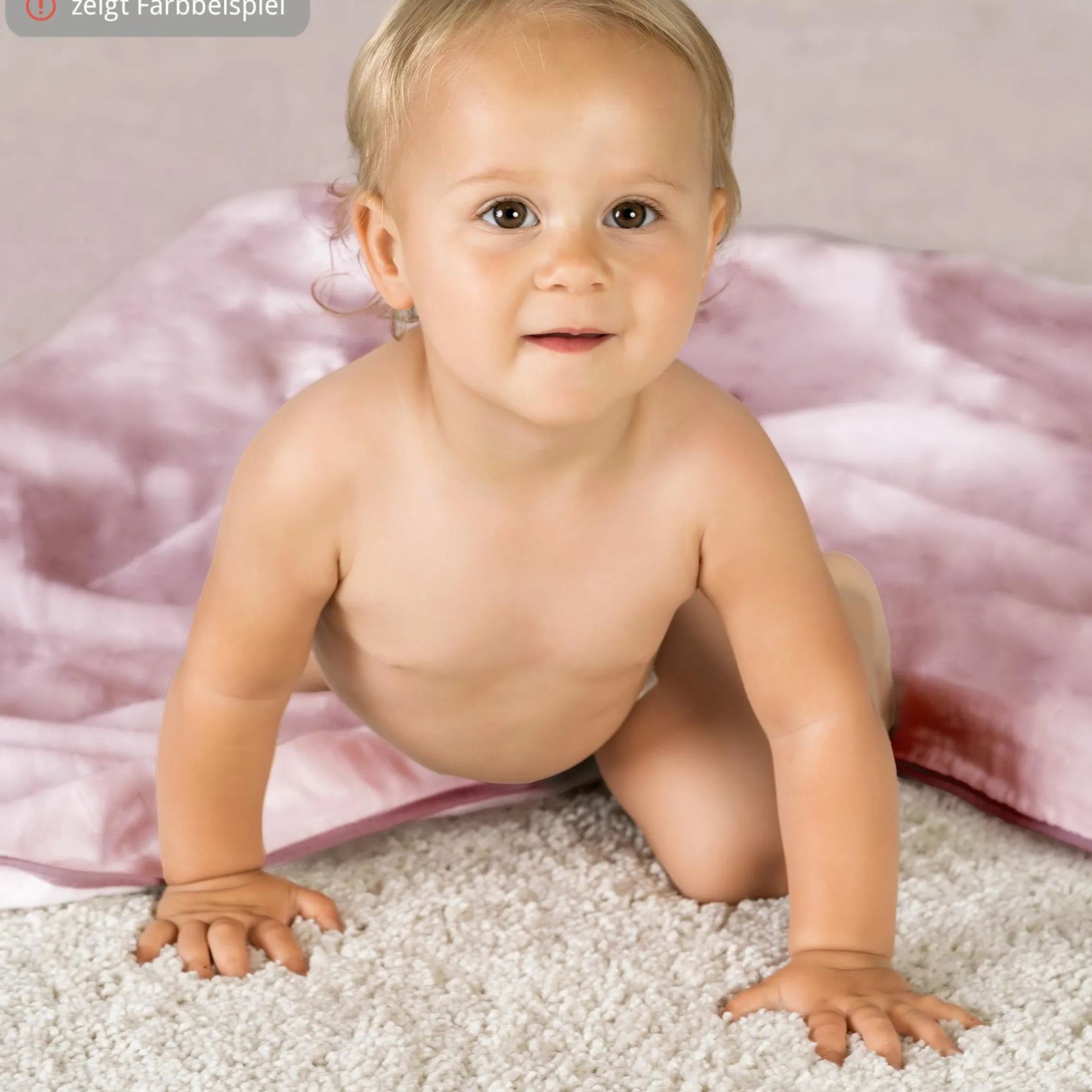 Wende-Kuscheldecke / Babydecke Mull 4-lagig 70 x 100 cm - Patina Mint