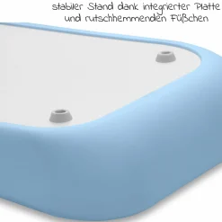 Wickelauflage Change N Clean rutschfest & abwaschbar - Light Blue