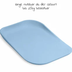 Wickelauflage Change N Clean rutschfest & abwaschbar - Light Blue