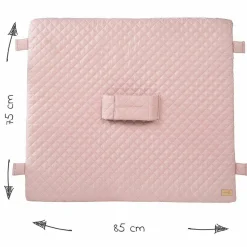 Wickelauflage mit Haltegurt 75 x 85 cm - Roba Style Lily - Rosa Mauve