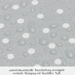 Wickelauflage Softy 75 x 85 cm - kleine Punkte Exklusiv - Grau