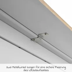 Wickelaufsatz für IKEA Hemnes Kommoden - Weiß