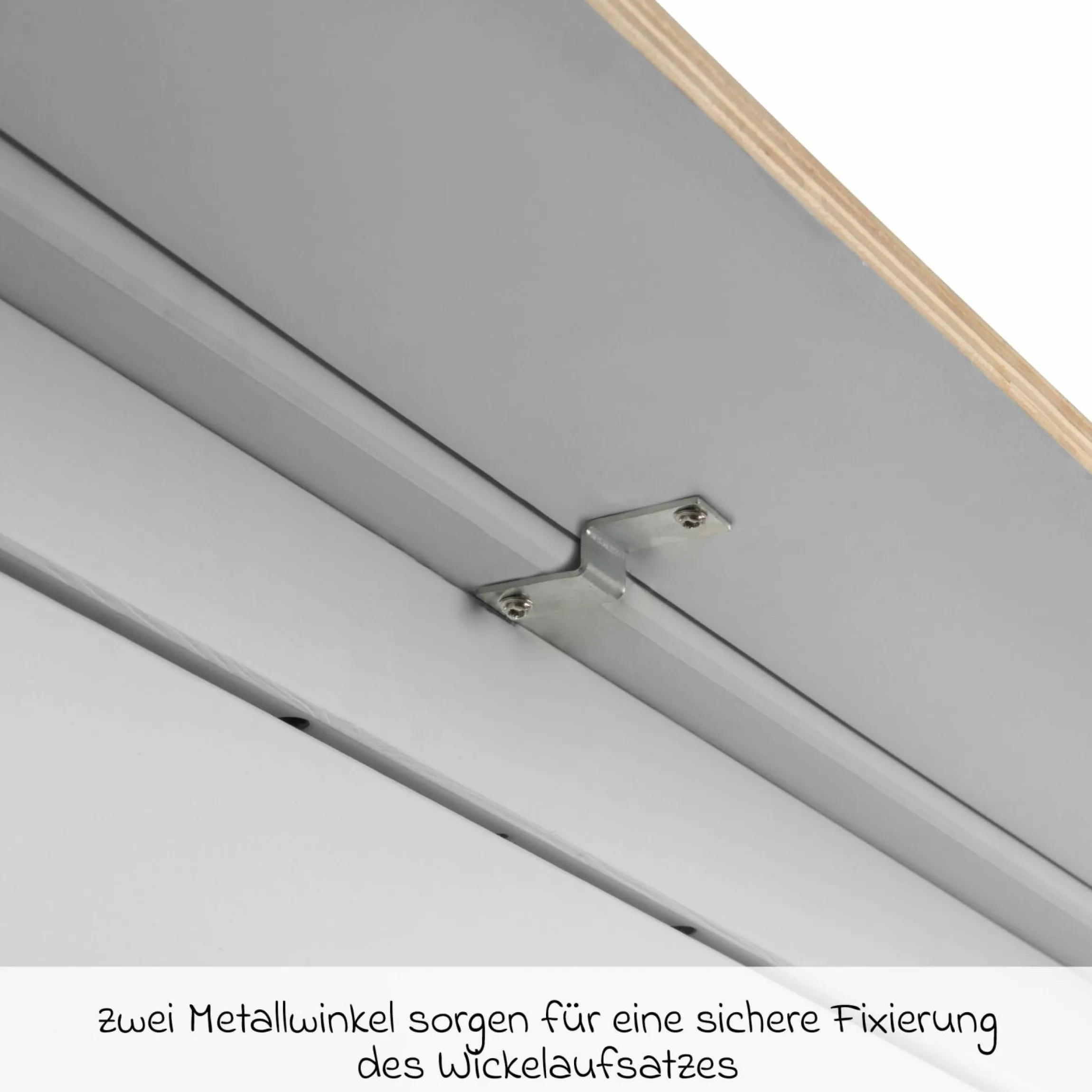 Wickelaufsatz für IKEA Hemnes Kommoden - Weiß