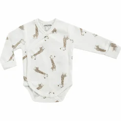 Wickelbody - Giraffe Allover - Offwhite - Gr. 68