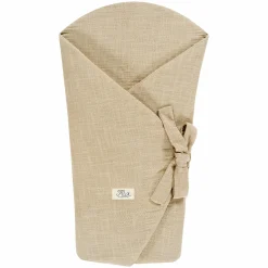 Wickeldecke / Einschlagdecke für Babyschale 110 x 110 cm - Slub Muslin