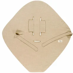 Wickeldecke / Einschlagdecke für Babyschale 110 x 110 cm - Slub Muslin