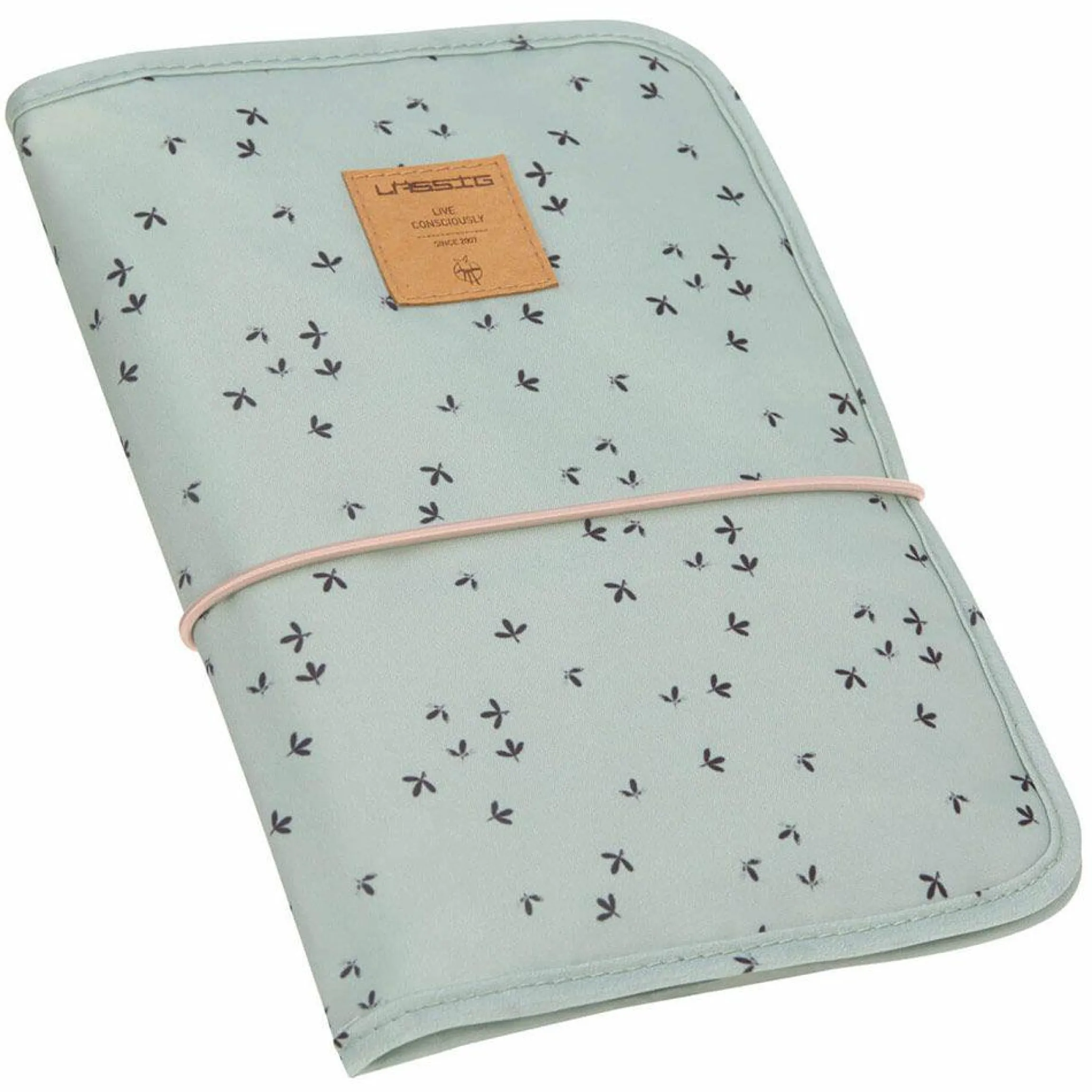 Wickel-Kit für Unterwegs Casual Changing Pouch - Floral Mint