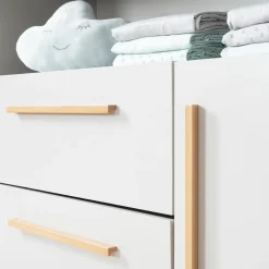 Wickelkommode Lea breit inkl. Wickelaufsatz - Grau - Kollektion 2024