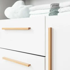 Wickelkommode Lilo breit inkl. Wickelaufsatz - Weiß - Kollektion 2024