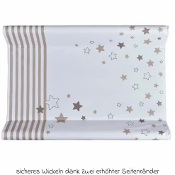 Wickelmulde Folie 2-Keil 50 x 70 cm - Lieblingsmensch - Weiß
