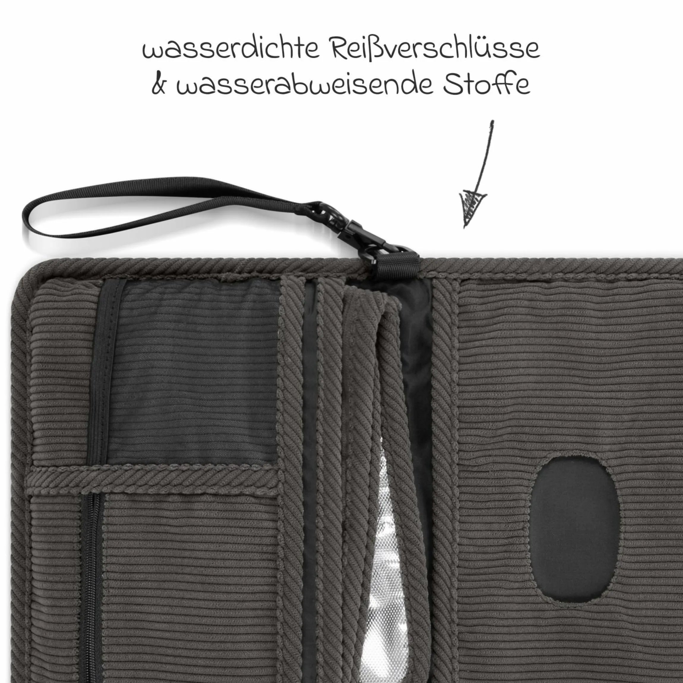 Wickelorganizer Multi inkl. Wickelunterlage - Almond - Kollektion 2025