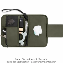 Wickelorganizer Multi inkl. Wickelunterlage - Pure - Avocado - Kollektion 2025