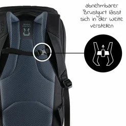 Wickelrucksack Deuter Pack N Walk - Black