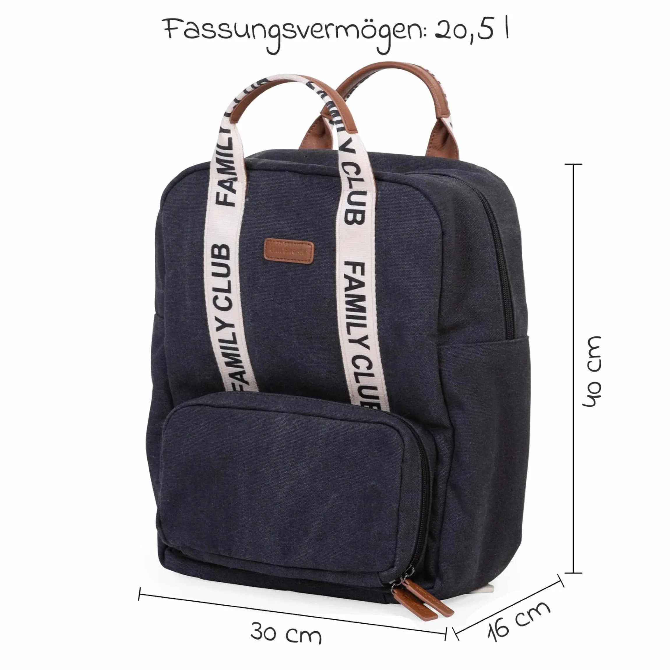 Wickelrucksack Family Club - Signature - Schwarz