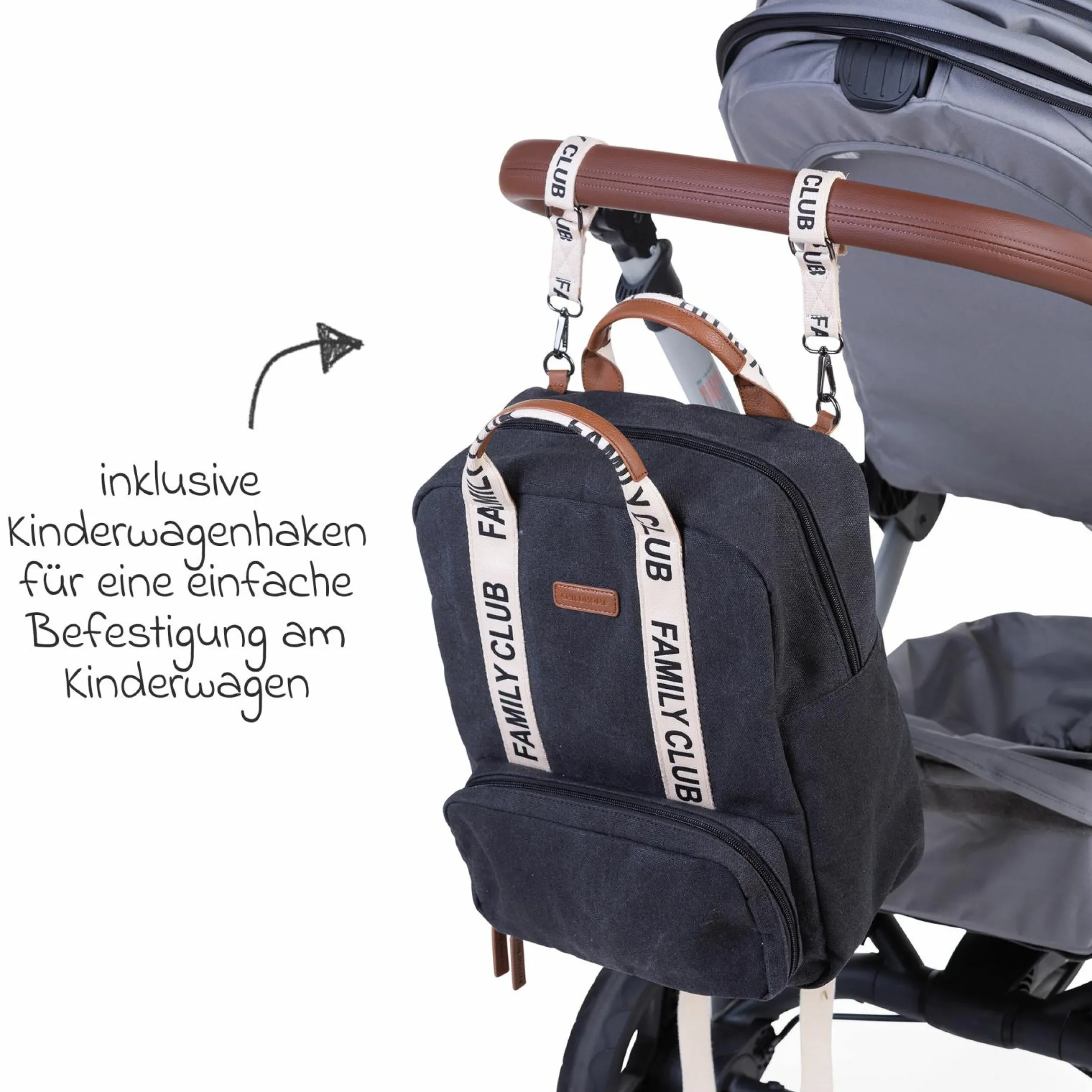 Wickelrucksack Family Club - Signature - Schwarz