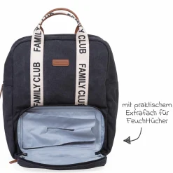 Wickelrucksack Family Club - Signature - Schwarz