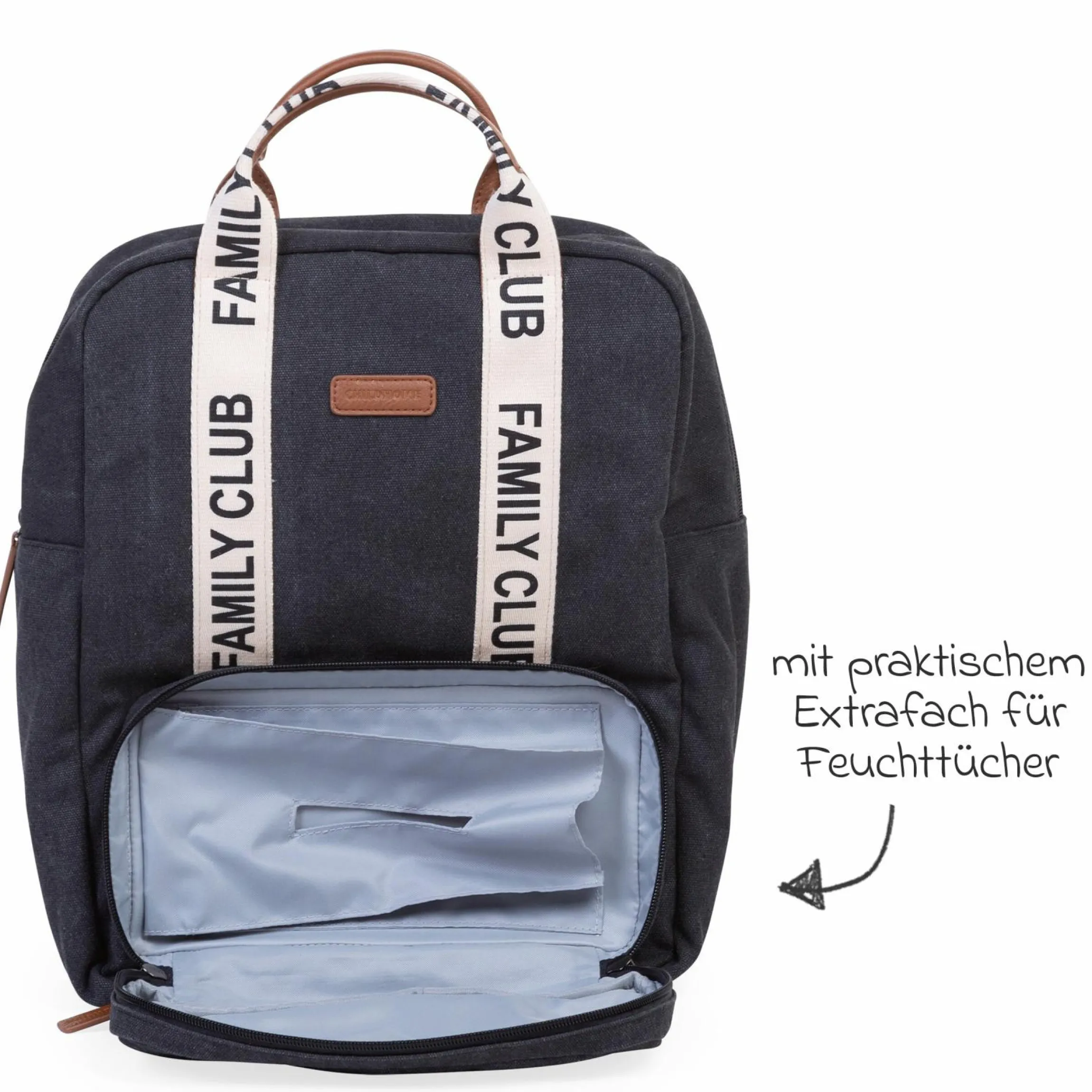 Wickelrucksack Family Club - Signature - Schwarz