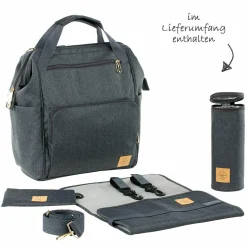 Wickelrucksack Glam Goldie Backpack - Anthracite
