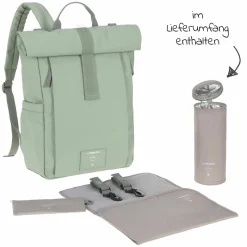 Wickelrucksack Green Label Rolltop Up Backpack - Silver Green