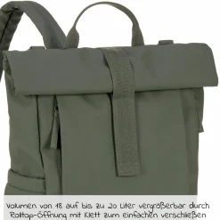 Wickelrucksack Green Label Rolltop Up Backpack - Olive