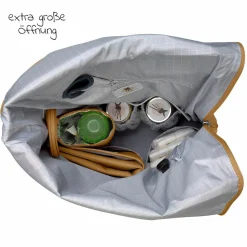 Wickelrucksack Green Label Rolltop Backpack - Curry