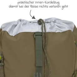 Wickelrucksack Green Label Outdoor Backpack + GRATIS Still-Schal - Olive