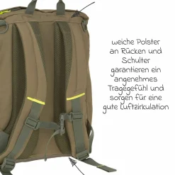 Wickelrucksack Green Label Outdoor Backpack + GRATIS Still-Schal - Olive