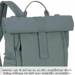 Wickelrucksack Green Label Rolltop Up Backpack - Anthracite