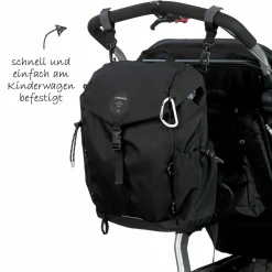 Wickelrucksack Green Label Outdoor Backpack - Black