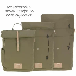 Wickelrucksack Green Label Rolltop Backpack - Olive