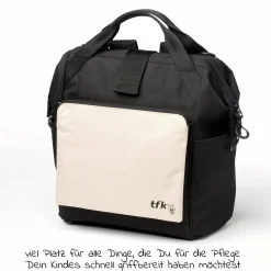 Wickelrucksack inkl. Befestigung, Wicklauflage, Flaschenhalter - Sand - Kollektion 2025