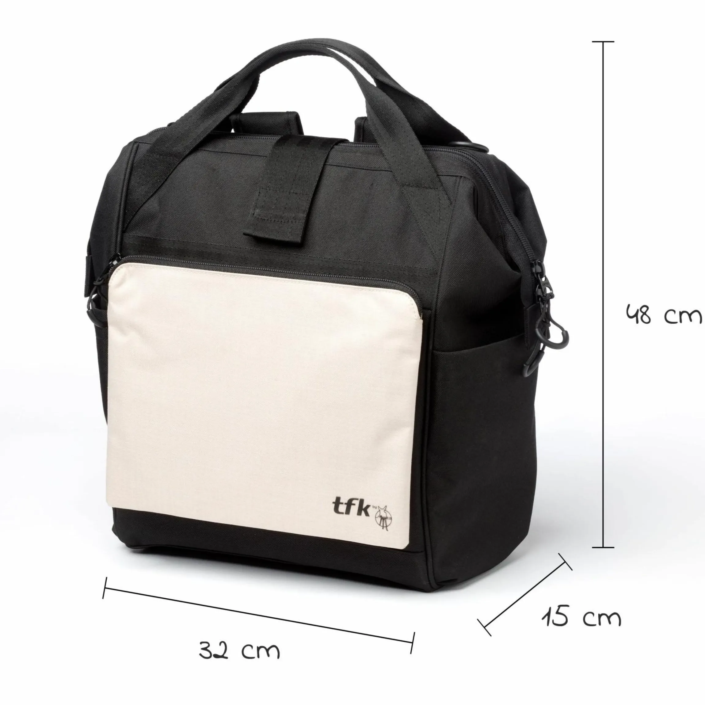 Wickelrucksack inkl. Befestigung, Wicklauflage, Flaschenhalter - Sand - Kollektion 2025