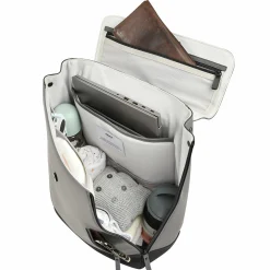 Wickelrucksack inkl. Wickelunterlage & Kinderwagenbefestigung - Oslo - Mineral Grey