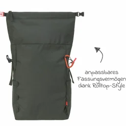 Wickelrucksack Outdoor Rolltop Backpack - Dark Olive