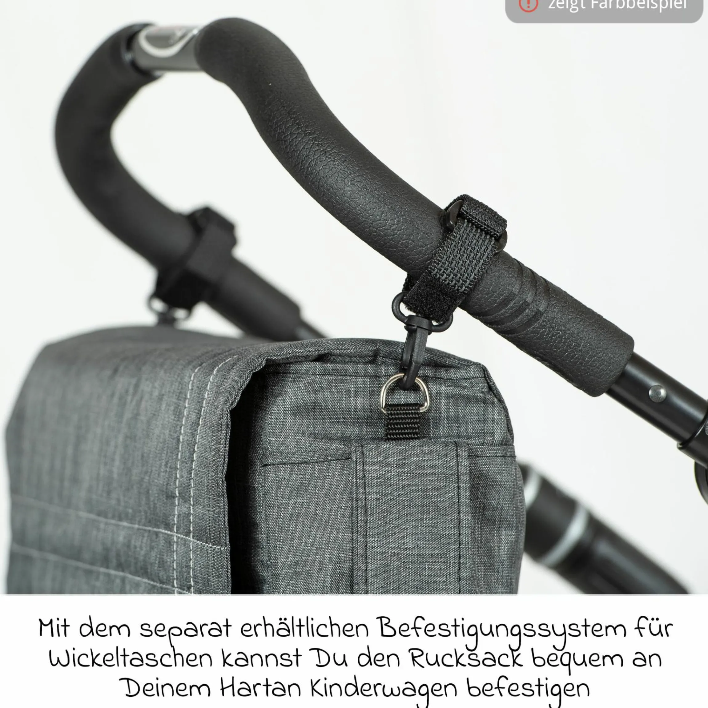 Wickelrucksack Space Bag Casual Rolltop inkl. Wickelauflage, Schmutztasche & Flaschenhalter - Happy Feet - Kollektion 2024