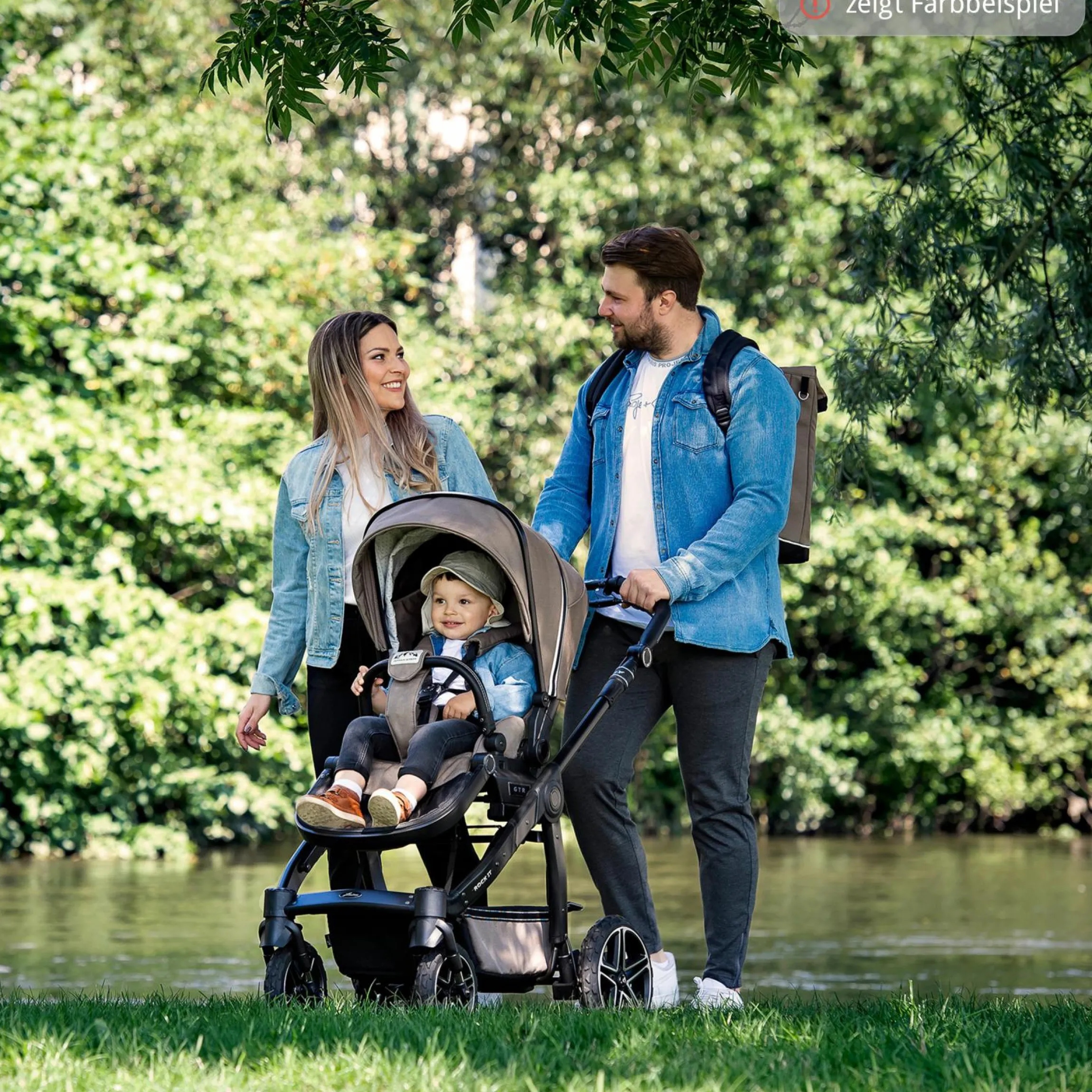 Wickelrucksack Space Bag Casual Rolltop inkl. Wickelauflage, Schmutztasche & Flaschenhalter - Happy Feet - Kollektion 2024
