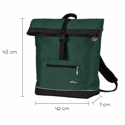 Wickelrucksack Space Bag Casual Rolltop inkl. Wickelauflage, Schmutztasche & Flaschenhalter - Panda Family - Kollektion 2024