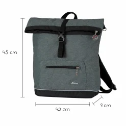Wickelrucksack Space Bag Casual Rolltop inkl. Wickelauflage, Schmutztasche & Flaschenhalter - Animal Stars - Kollektion 2024
