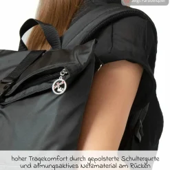 Wickelrucksack Space Bag Casual Rolltop inkl. Wickelauflage, Schmutztasche & Flaschenhalter - Rainbow - Kollektion 2024