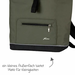 Wickelrucksack Space Bag Casual Rolltop inkl. Wickelauflage, Schmutztasche & Flaschenhalter - Rainbow - Kollektion 2024