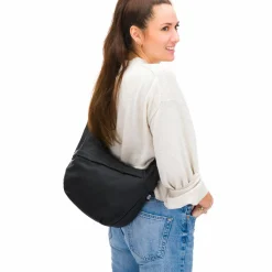 Wickeltasche Daybag die moderne Tragetasche, mit Wickelauflage, isolierter Flaschenhalter inkl. Kinderwagenbefestigung - Schwarz