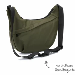 Wickeltasche Daybag die moderne Tragetasche, mit Wickelauflage, isolierter Flaschenhalter inkl. Kinderwagenbefestigung - Grün