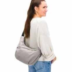 Wickeltasche Daybag die moderne Tragetasche, mit Wickelauflage, isolierter Flaschenhalter inkl. Kinderwagenbefestigung - Alabaster Natur