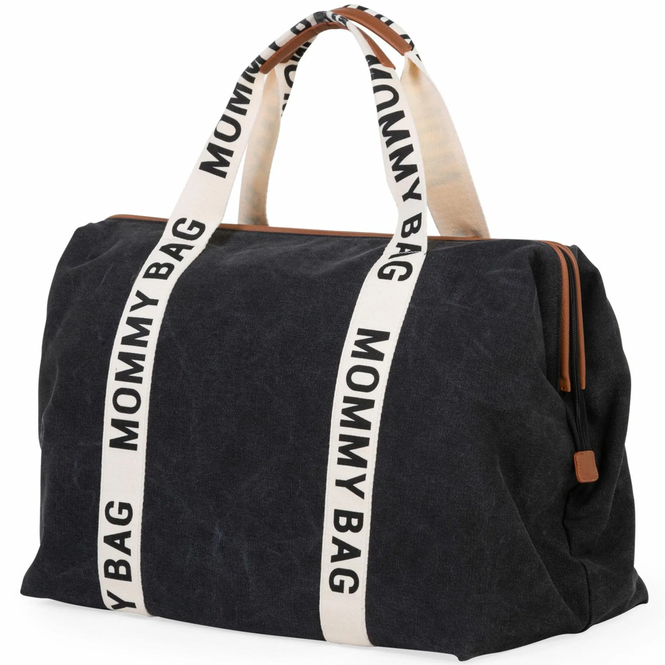 Wickeltasche Mommy Bag - Signature Canvas - Schwarz